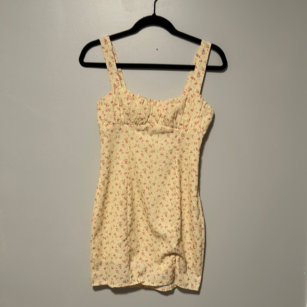 Princess Polly Yellow Floral Dress